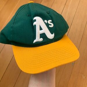 Oakland A’s Baseball Hat | Green and Yellow A's Baseball Cap